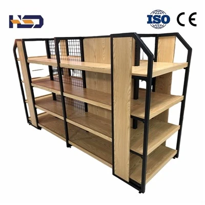 Mensola In Acciaio E Legno